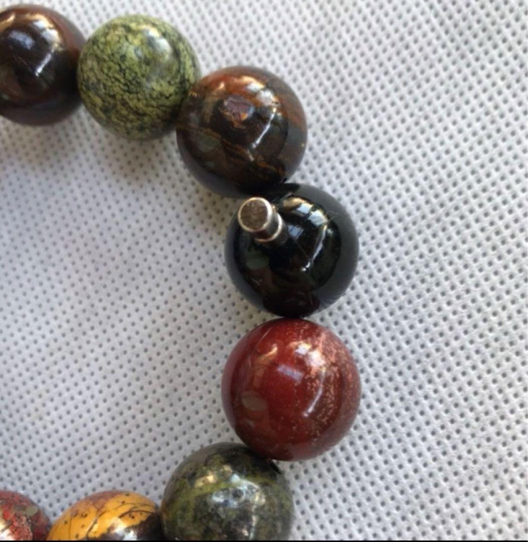 高品質の超大珠さまざまな隕石の鉄隕石のブレスレット天然石隕石ブレスレット 多色