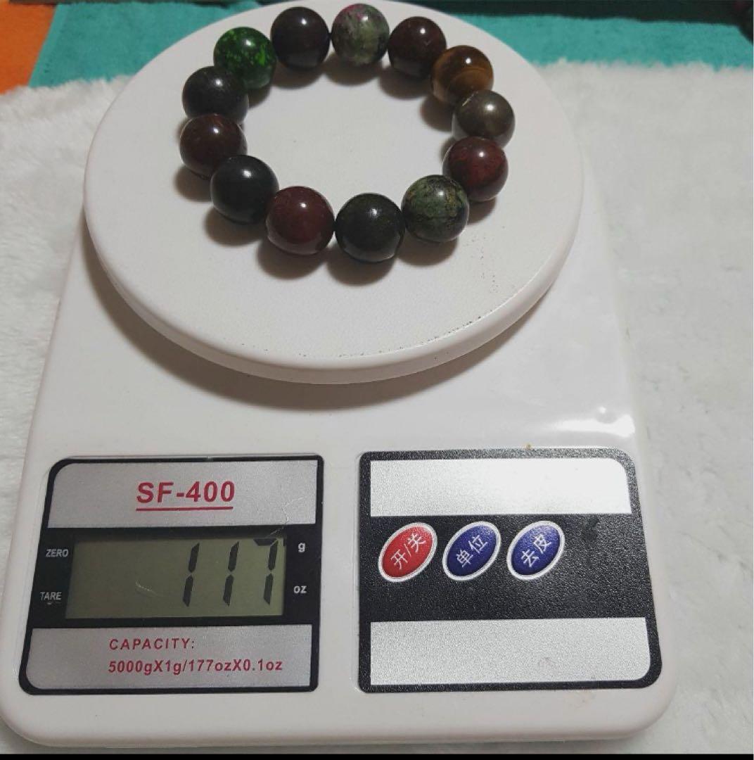 高品質の超大珠さまざまな隕石の鉄隕石のブレスレット天然石隕石ブレスレット 多色