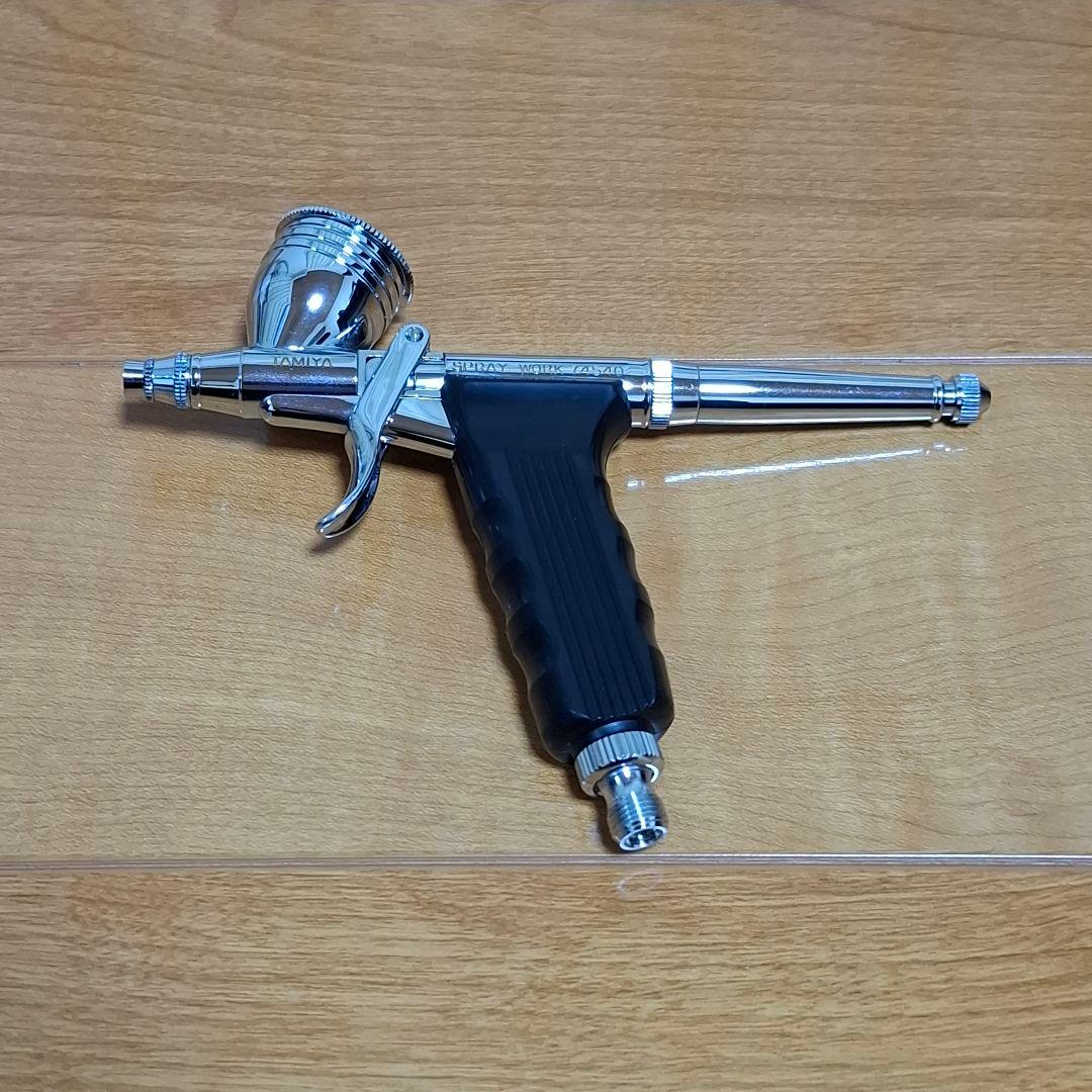 タミヤ スプレーワーク HG トリガーエアーブラシ(カップ一体型) 0.3mm