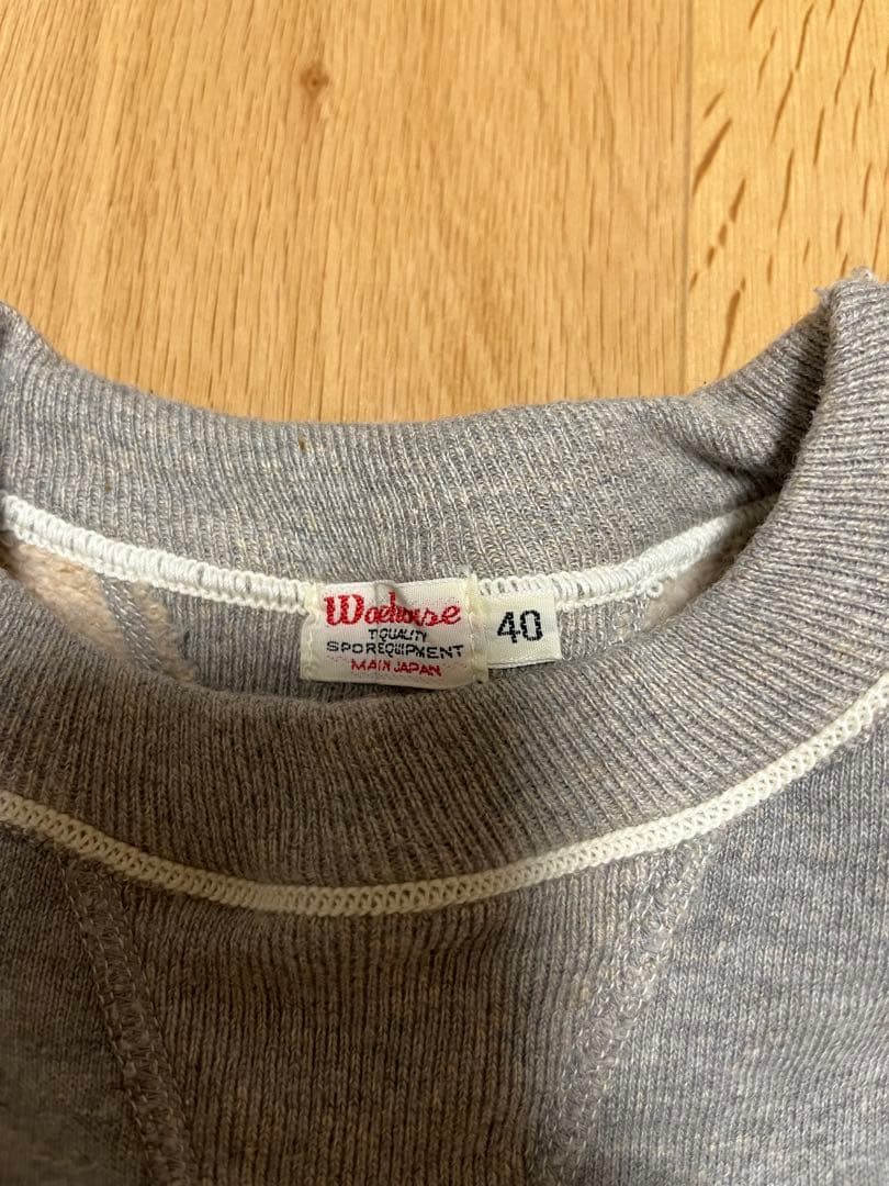WAREHOUSE スウェット　杢グレー　401 40ウエアハウス