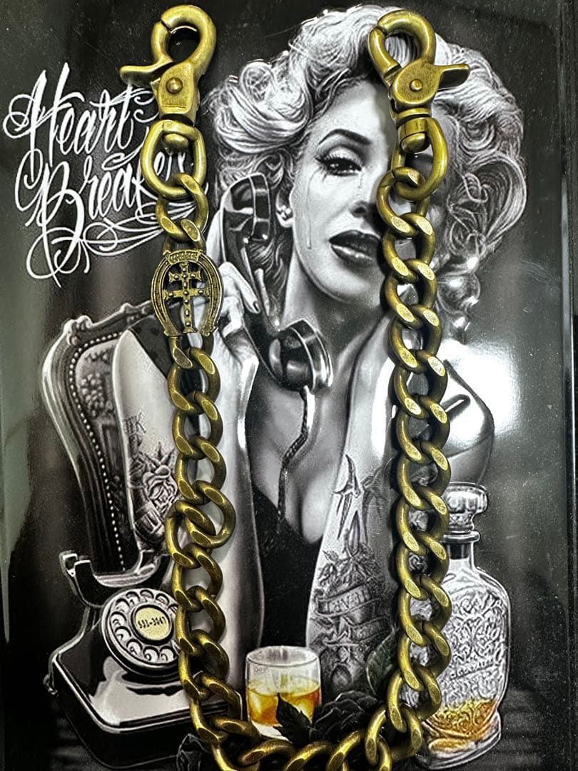 paapa　ゴールド　ウォレットチェーン　クライミー