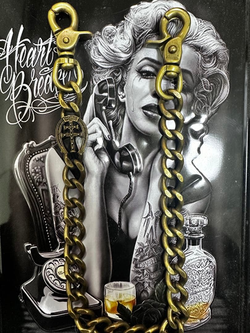 paapa　ゴールド　ウォレットチェーン　クライミー