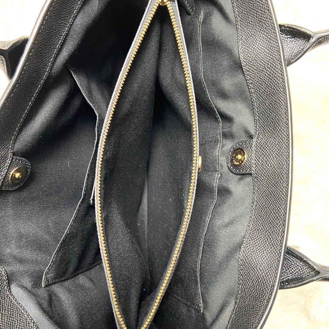 Hazuki　極美品✨ COACH レザー トートバッグ ブラック A4可