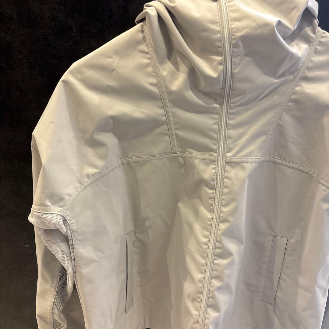 【SUN BARRIER 100 】フード付きジャケット ホワイト
