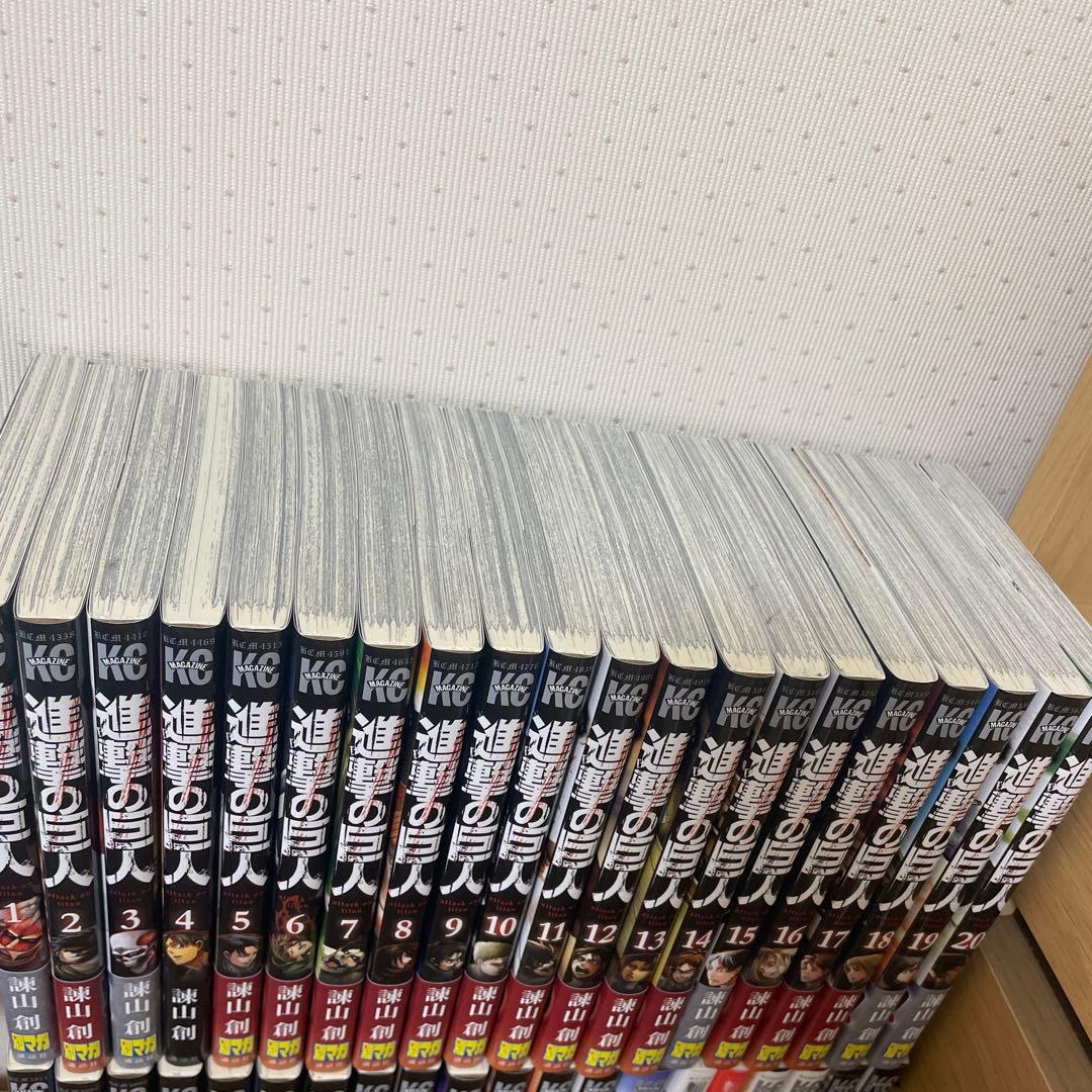 【美品】進撃の巨人 全34巻セット＋関連本6巻