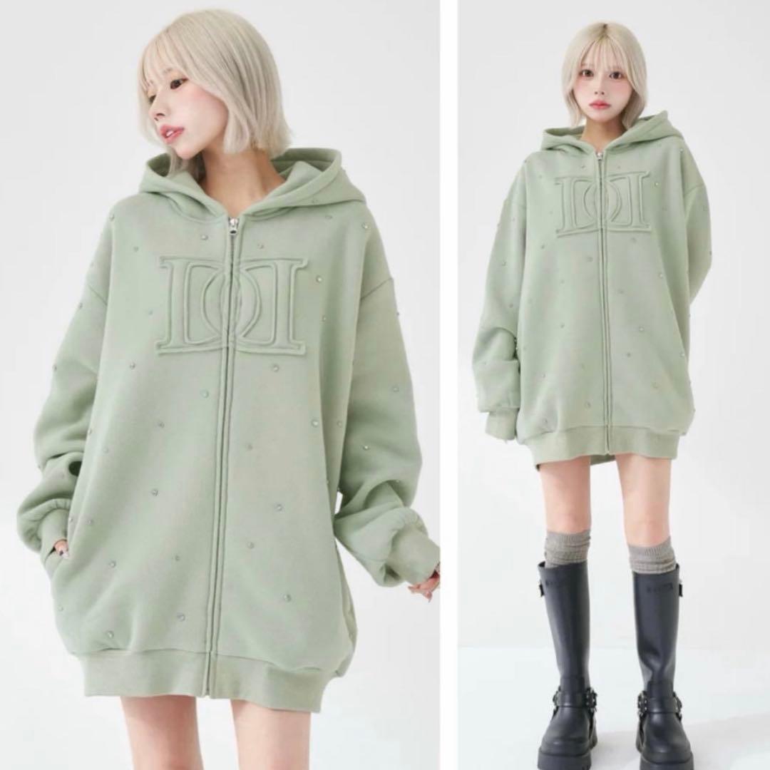 Darich DDロゴビジュージップパーカー　MNT