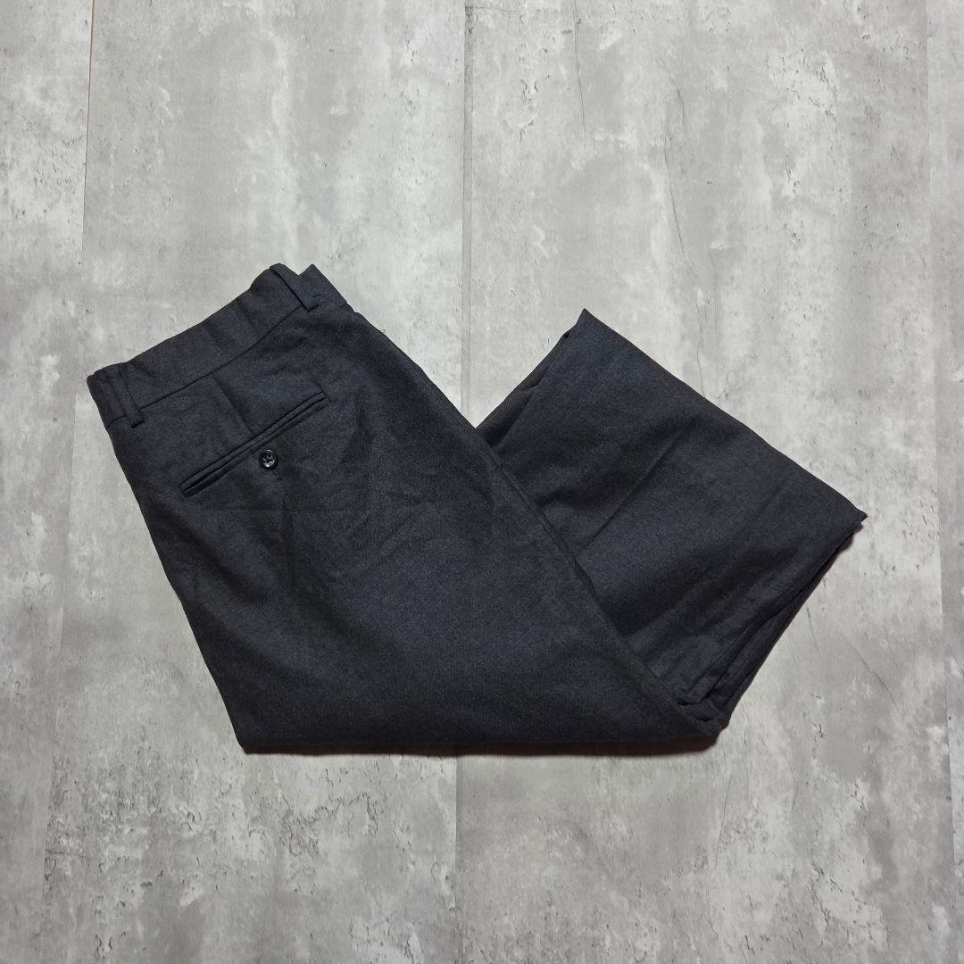 極上イタリア製90sBANANAREPUBLIC 2タックスラックスグレー稀少L