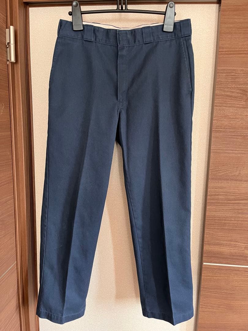 90s USA Dickies 874 W36 Navy ワークパンツ 米国製