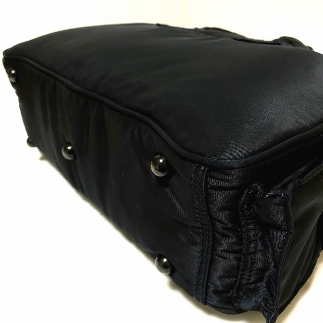 未使用級✨ヘッドポーター ミニボストンバッグ ハンドバッグ ネイビー 藤原ヒロシ