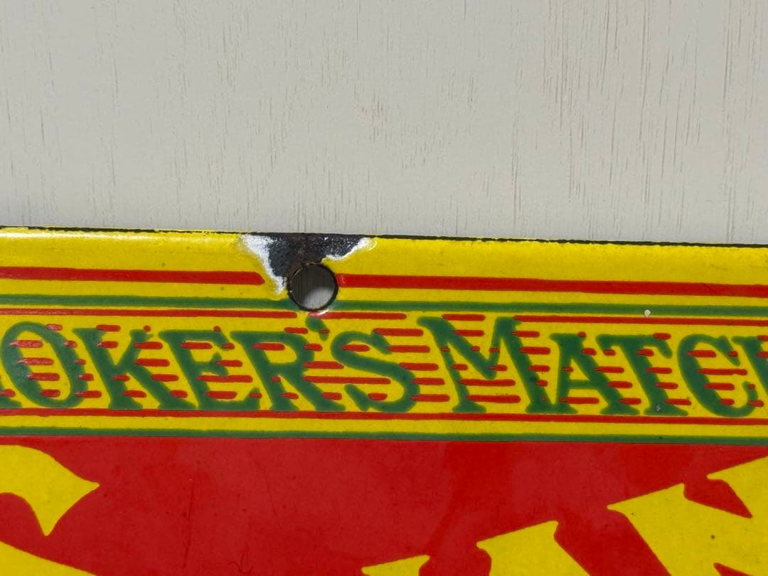 英国 SWAN VESTAS Bryant & May 琺瑯 看板 マッチ