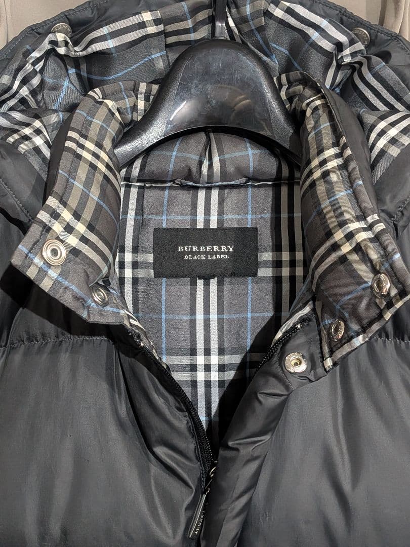 バーバリーブラックレーベル ホワイトグースダウンジャケット M 三陽商会