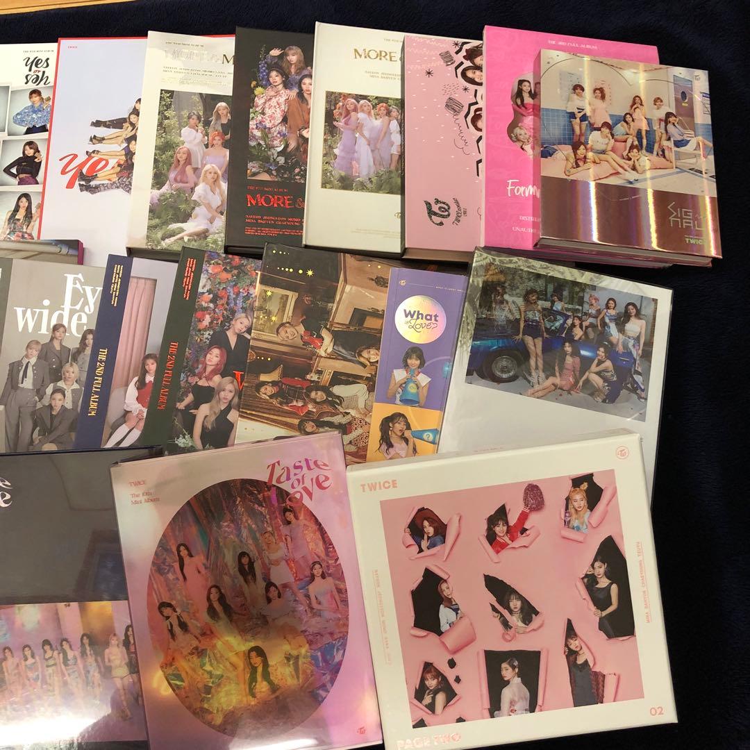TWICE アルバムまとめ売り 豪華特典 トレカ 初回特典 美品 CD レア