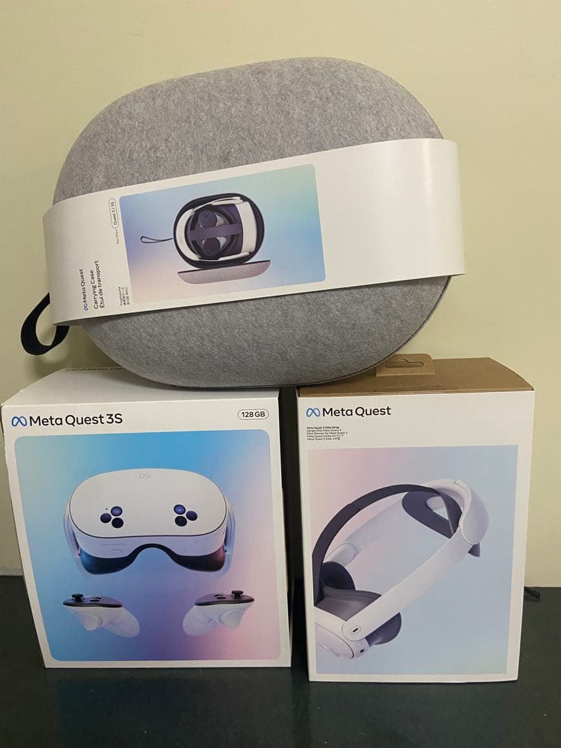 Quest3S 128GB　 純正Eliteストラップ/ケース