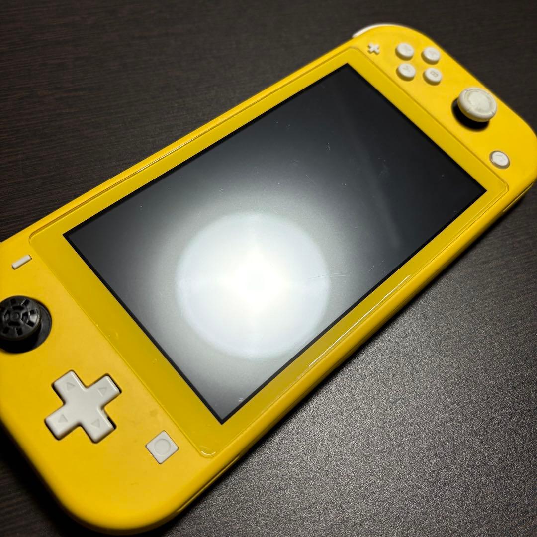 Switch Light 本体　カバー付　スイッチ ライト イエロー　ジャンク品