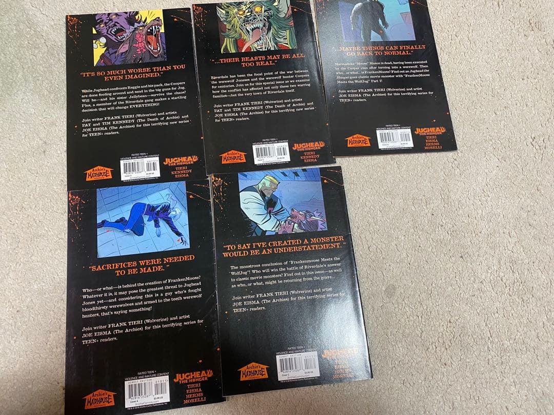 Jughead The Hunger #1-11 アメコミ11冊セット