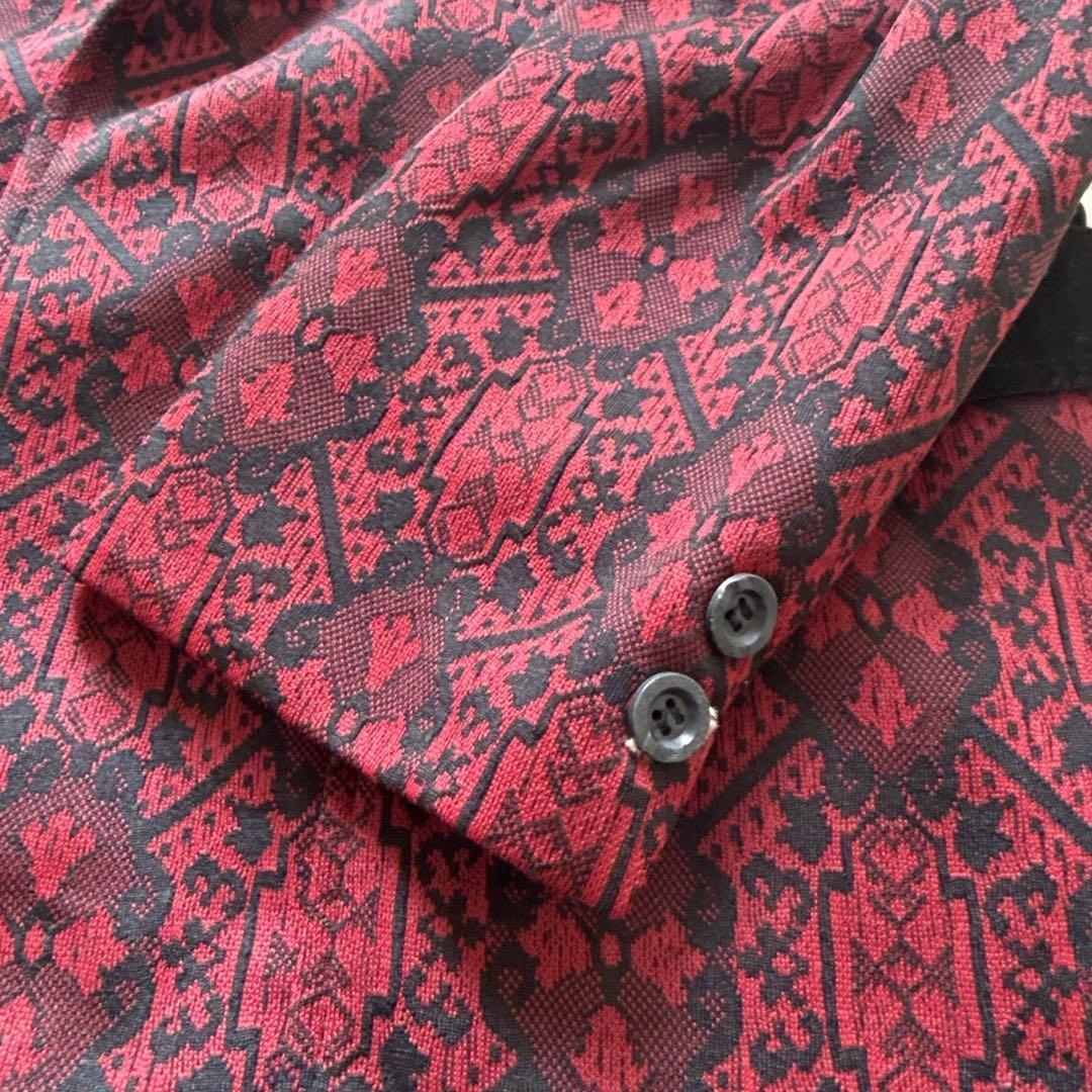 専用 American Male 70s ジャガード刺繍 テーラードジャケット