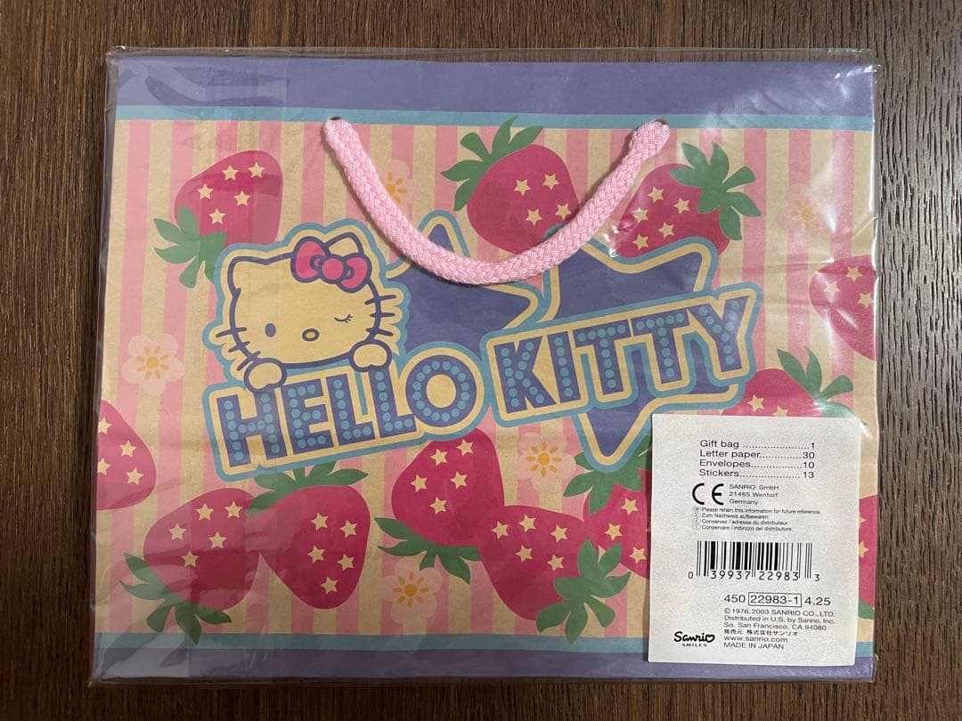 レア♡サンリオ♡キティ 海外限定 ストロベリー レターセット 2003年