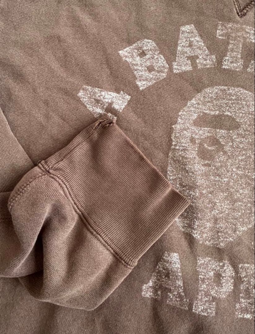 N*K様 希少 NIGO期　A BATHING APE スウェット ブラウン　カ