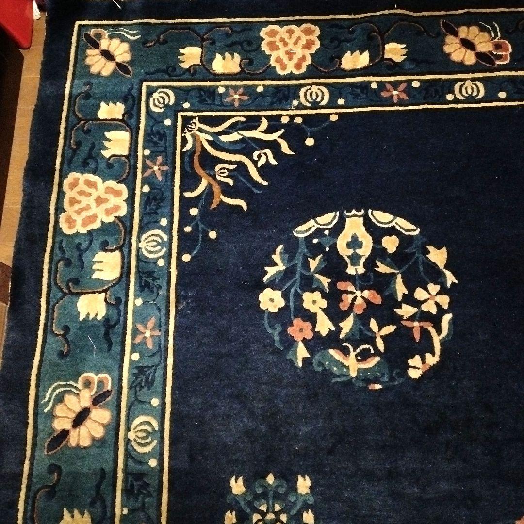 再再再お値下げ　アンティーク絨毯　清朝　鍋島緞通　赤穂　Muni　265✕165