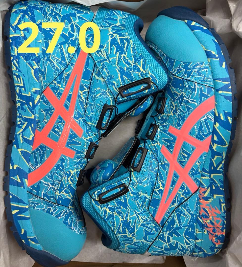 CP304 アシックス 安全靴 数量限定 マグマ 新品 27.0 ブルー