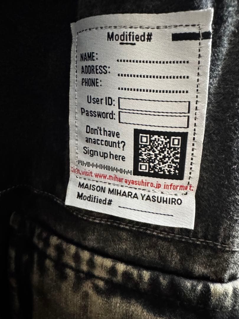 メゾンミハラヤスヒロ カーゴパンツ 44
