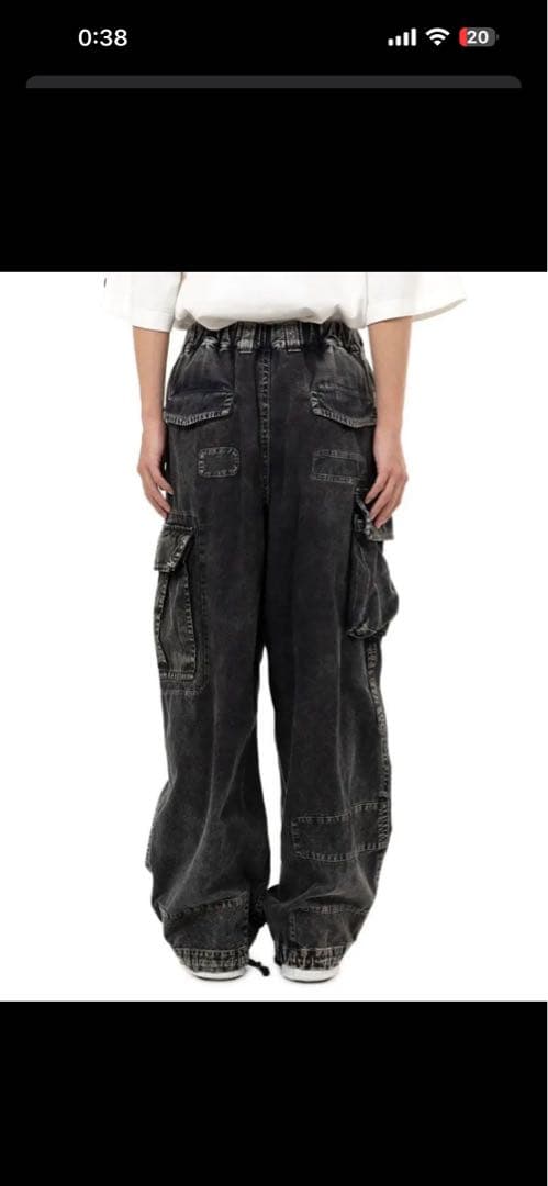 メゾンミハラヤスヒロ カーゴパンツ 44