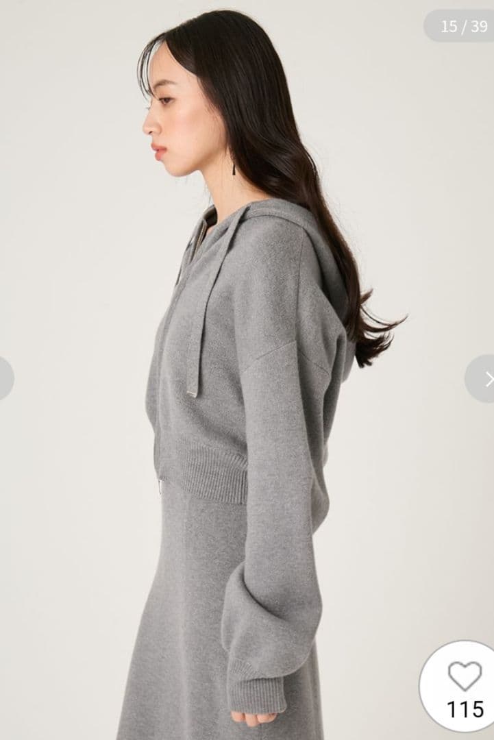 【FRAY I.D】ジップパーカ&キャミワンピースセット