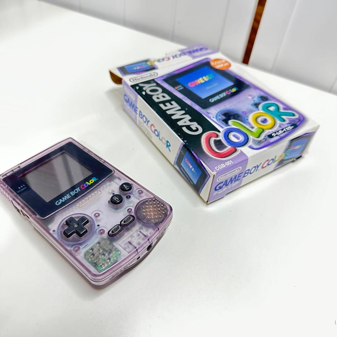 ゲームボーイカラー   クリアパープル