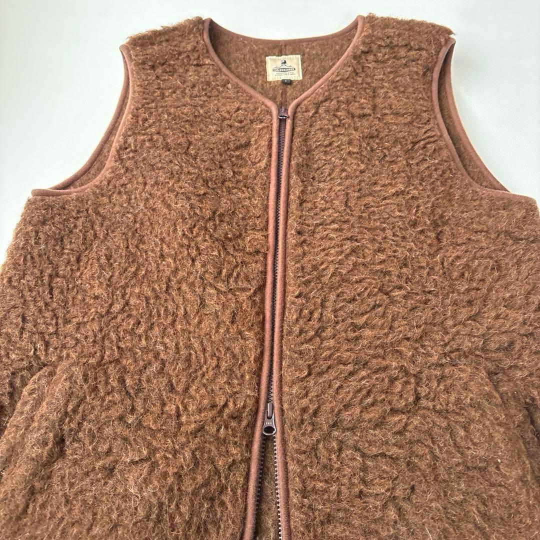 美品　COLDBREAKER RELUME ボア　ロングベスト　ボアジャケット