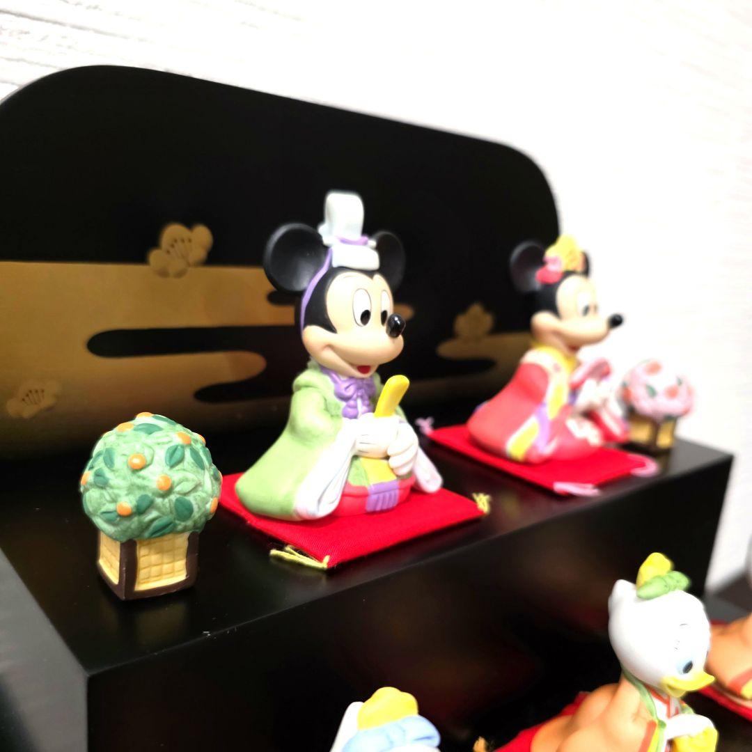 【希少・美品】ディズニー 雛人形 五段飾り ガラスケース、箱付き