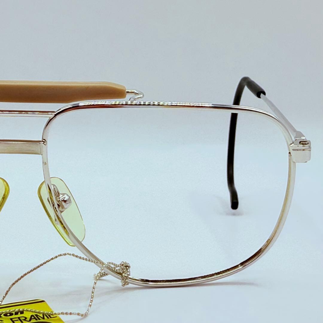 ヴィンテージ Nikon 眼鏡フレーム SPORTS FRAME 銀色 日本製