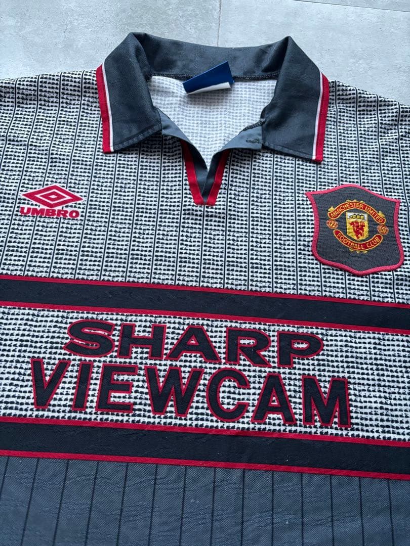 95-96 マンチェスターユナイテッド　アンブロ　アウェイユニフォーム　正規品