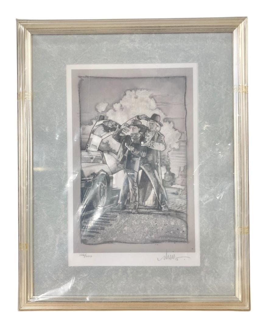 ★証明書・直筆サイン★ドゥルー ストゥルーザン バックトゥザフューチャーモノクロ