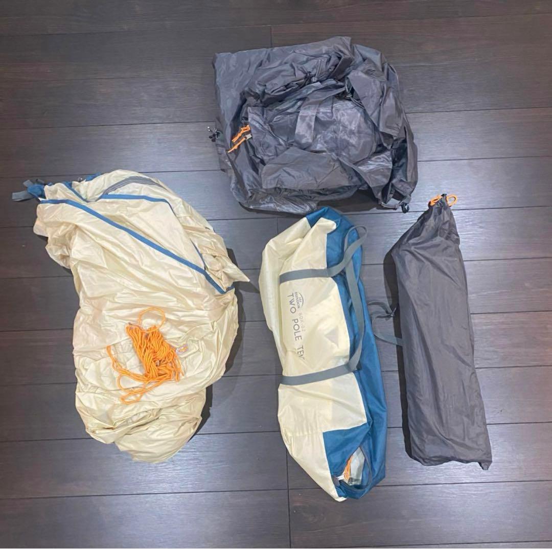 バンドックのツーポールテント　bdk-02 サンドベージュ