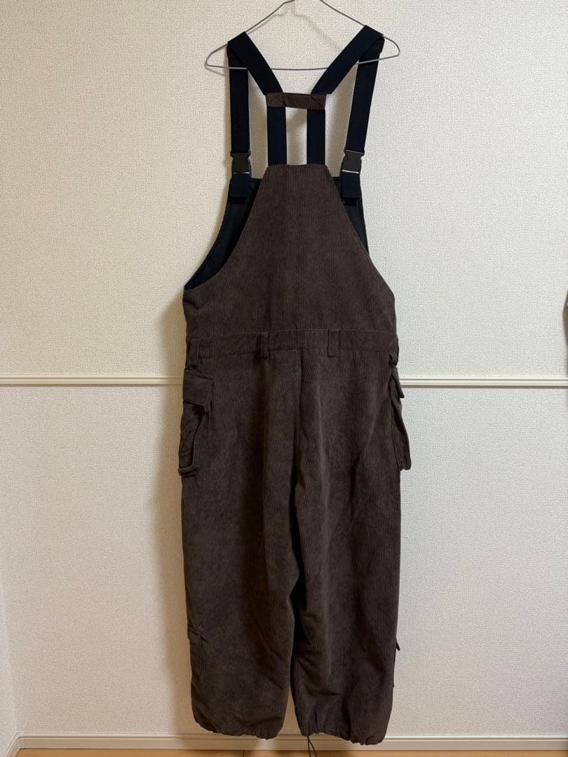 mahf コーデュロイ ビブパンツ