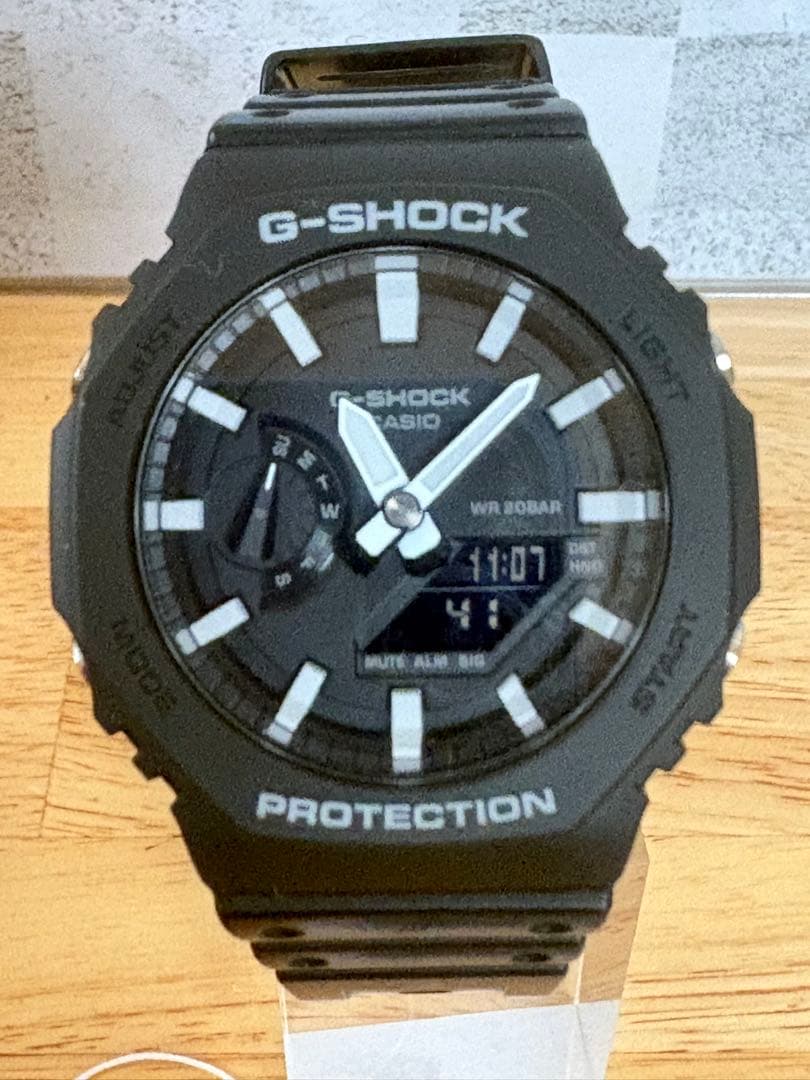 k*0様 【300円〜】CASIO G-SHOCK GA-2100ブラック稼働品