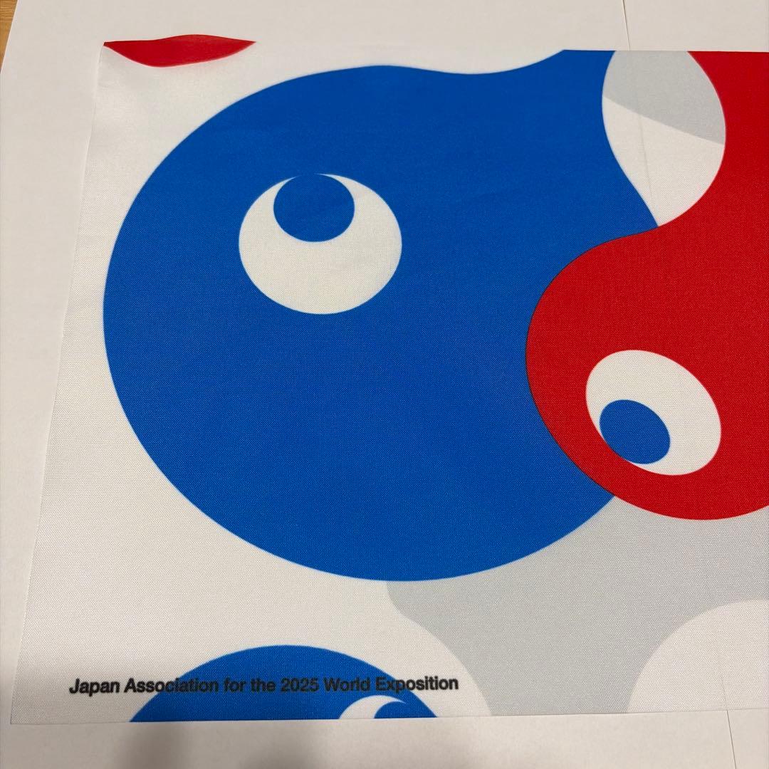 最安値 大阪万博 最終日 非売品 フラッグ　旗 フラッグパレード コミャク