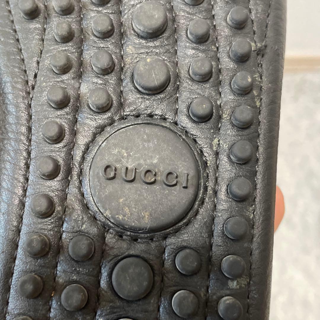 美品 GUCCIドライビングシューズ　ホースビット　シェリーライン 23.5cm