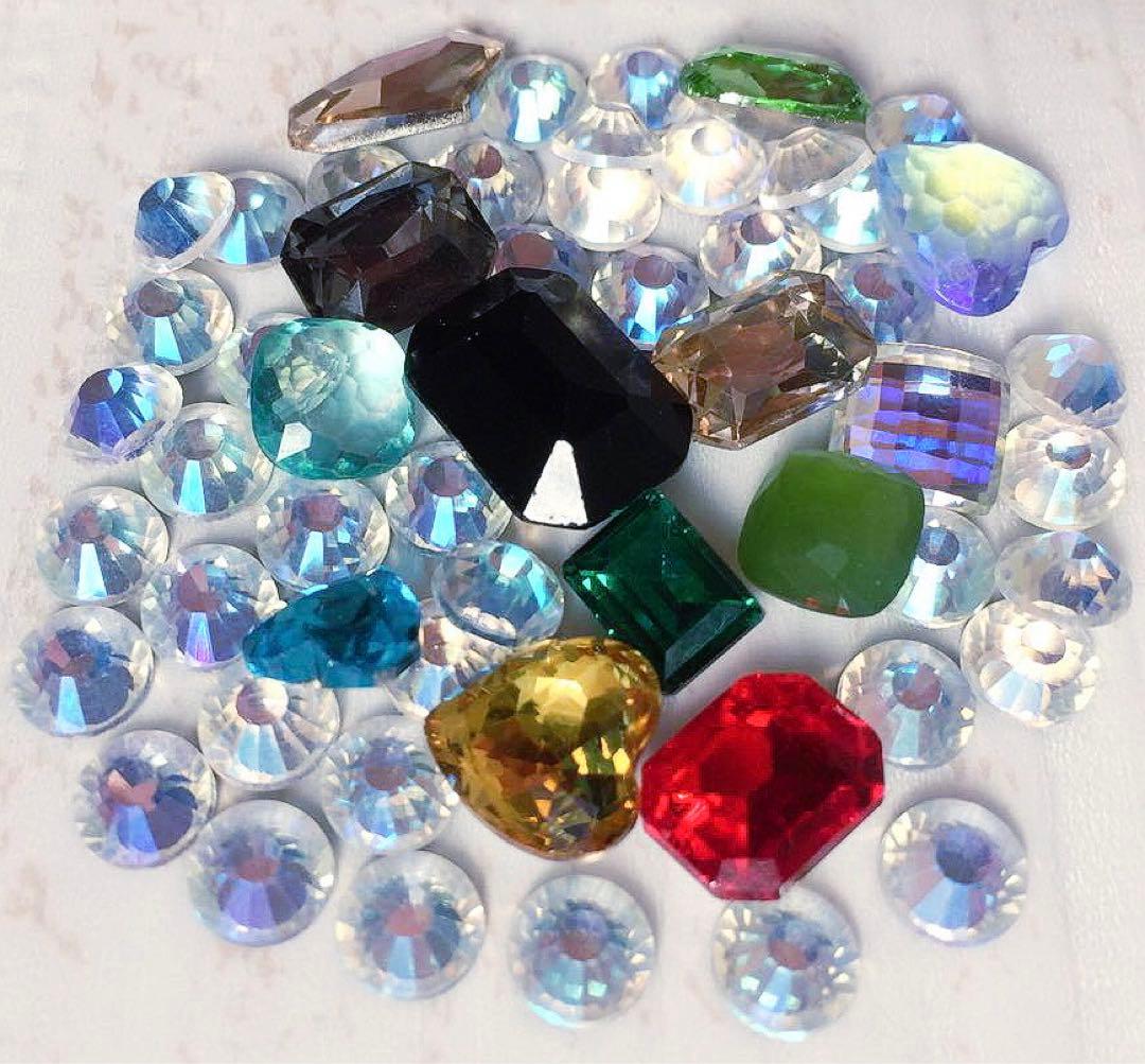 ✧1点物✧ガラスパーツ✧クリスタルガラス✧MoonLight✧ガラスストーン✧