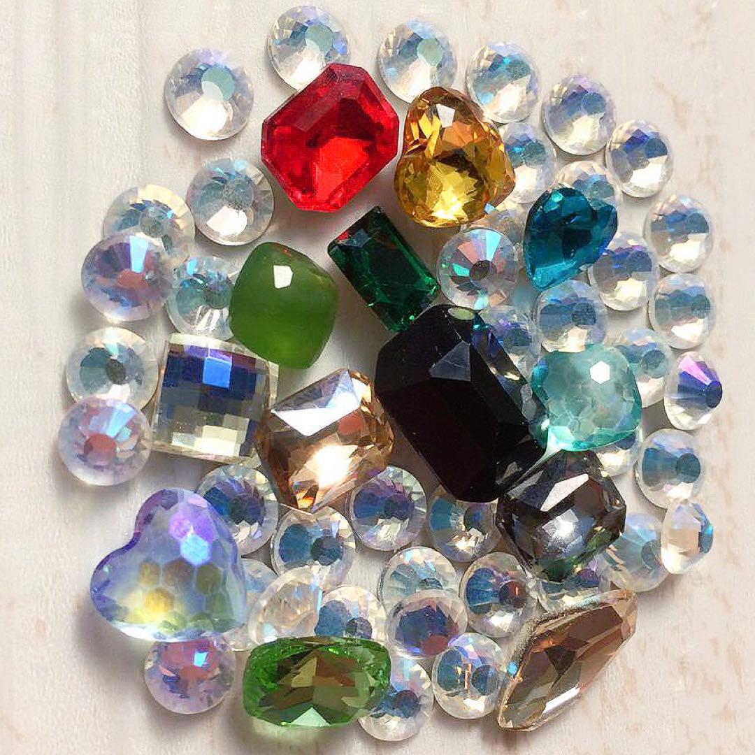 ✧1点物✧ガラスパーツ✧クリスタルガラス✧MoonLight✧ガラスストーン✧