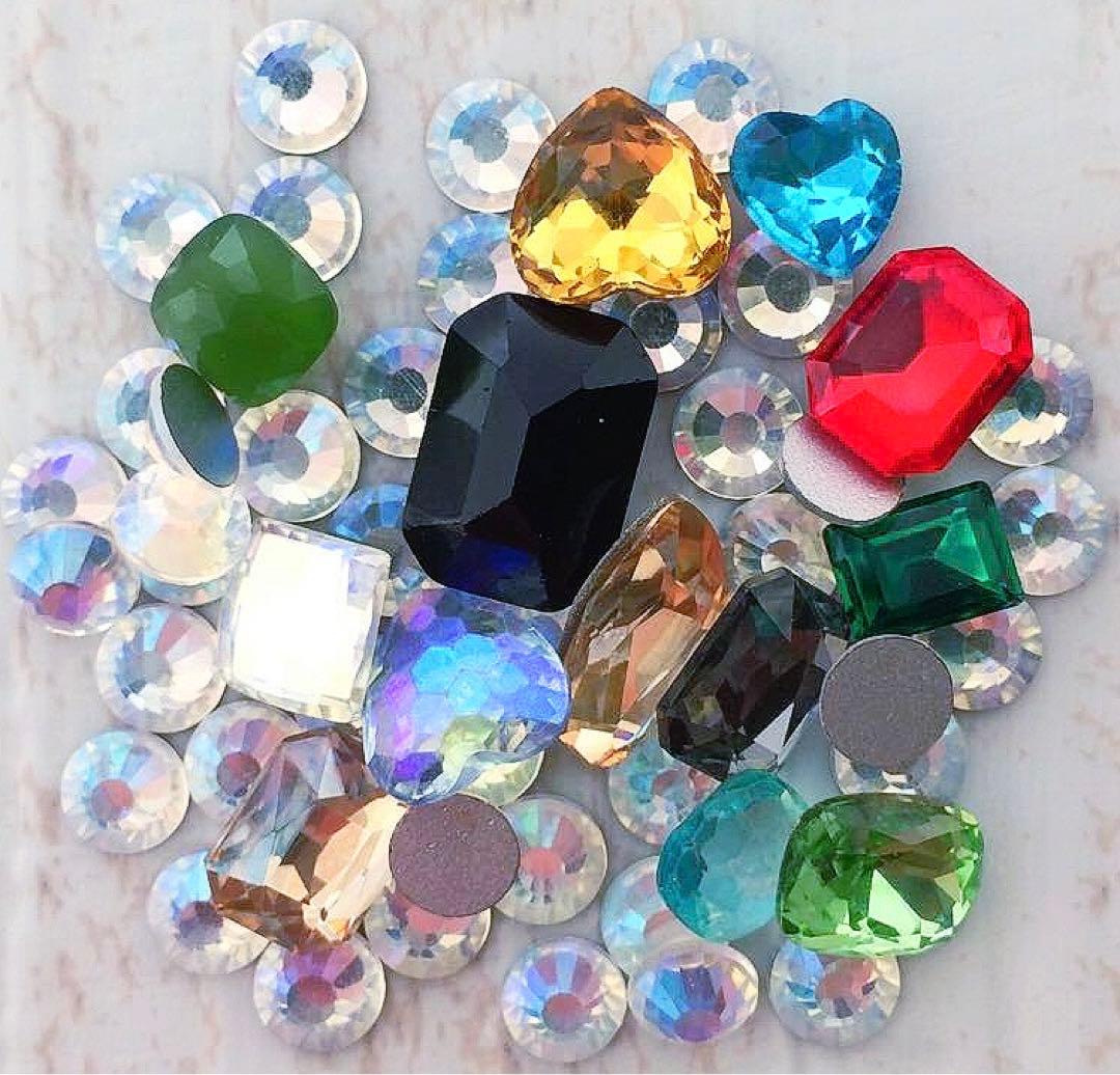 ✧1点物✧ガラスパーツ✧クリスタルガラス✧MoonLight✧ガラスストーン✧