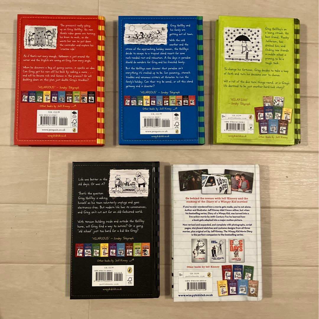 DIARY of a Wimpy Kid グレッグのダメ日記　英語　5冊セット