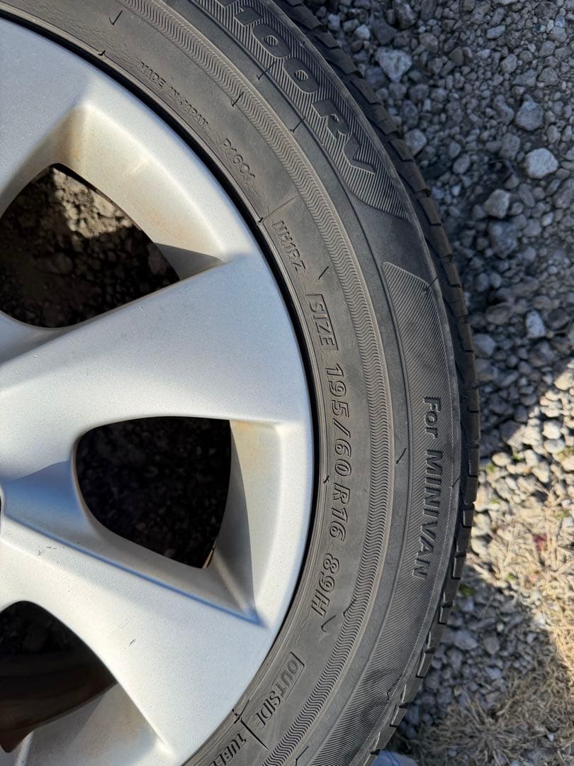 195/60R16 NISSAN Serena オリジナルアルミホイール