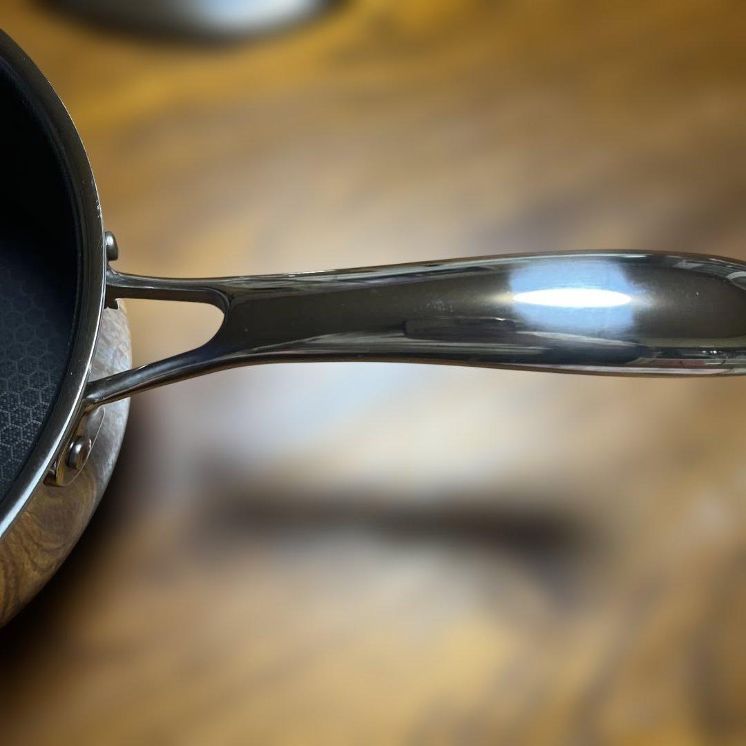 HEXCLADハイブリッドノンスティック片手鍋 ガラス蓋付き20㎝