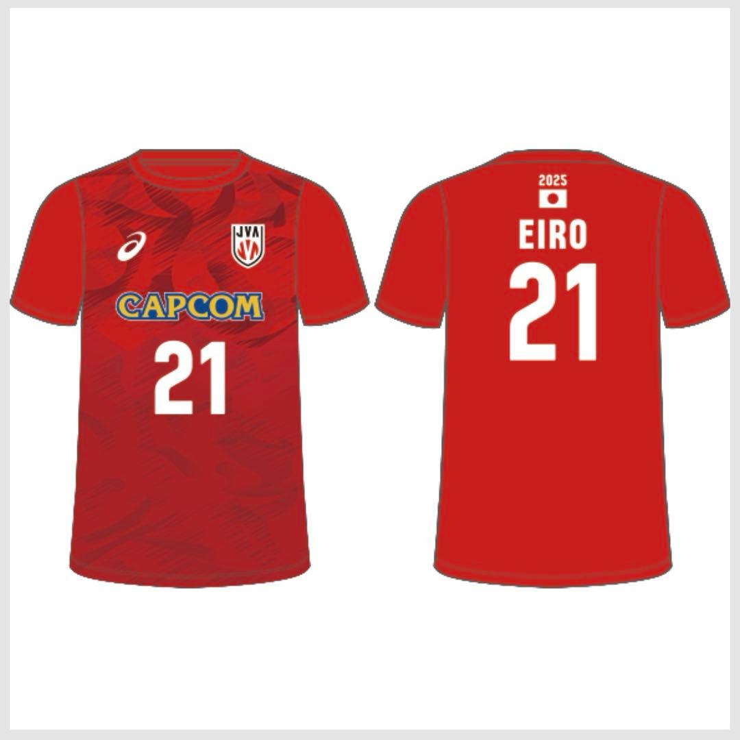 2025 男子バレー 日本代表 応援Tシャツ 永露元稀 L ネーションズリーグ