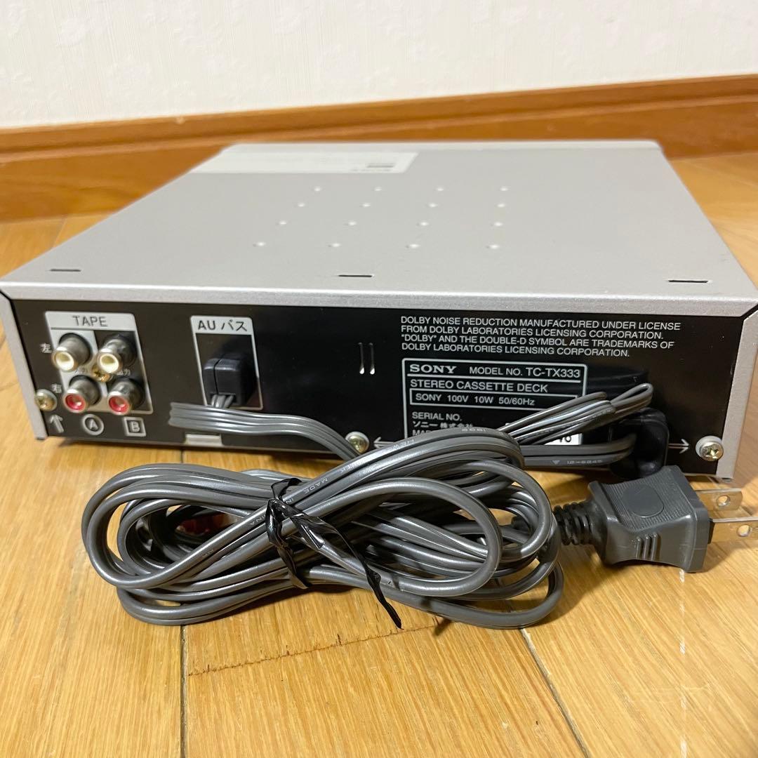 【希少/美品】SONY TC-TX333 カセットデッキ オートリバース