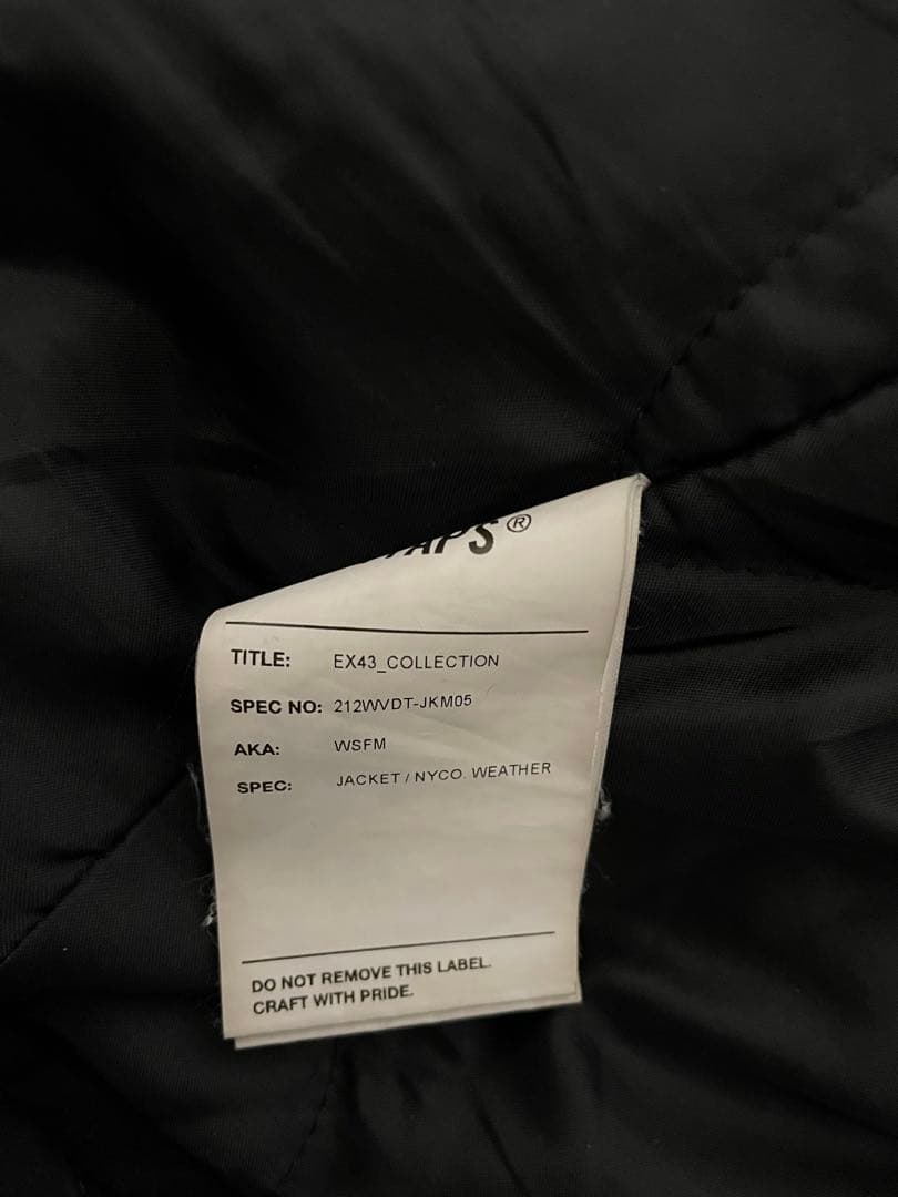 ジャケット・アウター WTAPS 21AW WSFM /JACKET / NYCO. WEATHER