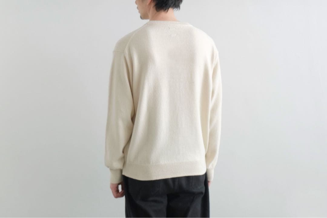 BATONER コットンカシミヤ スーパーソフト クルーネック サイズ3