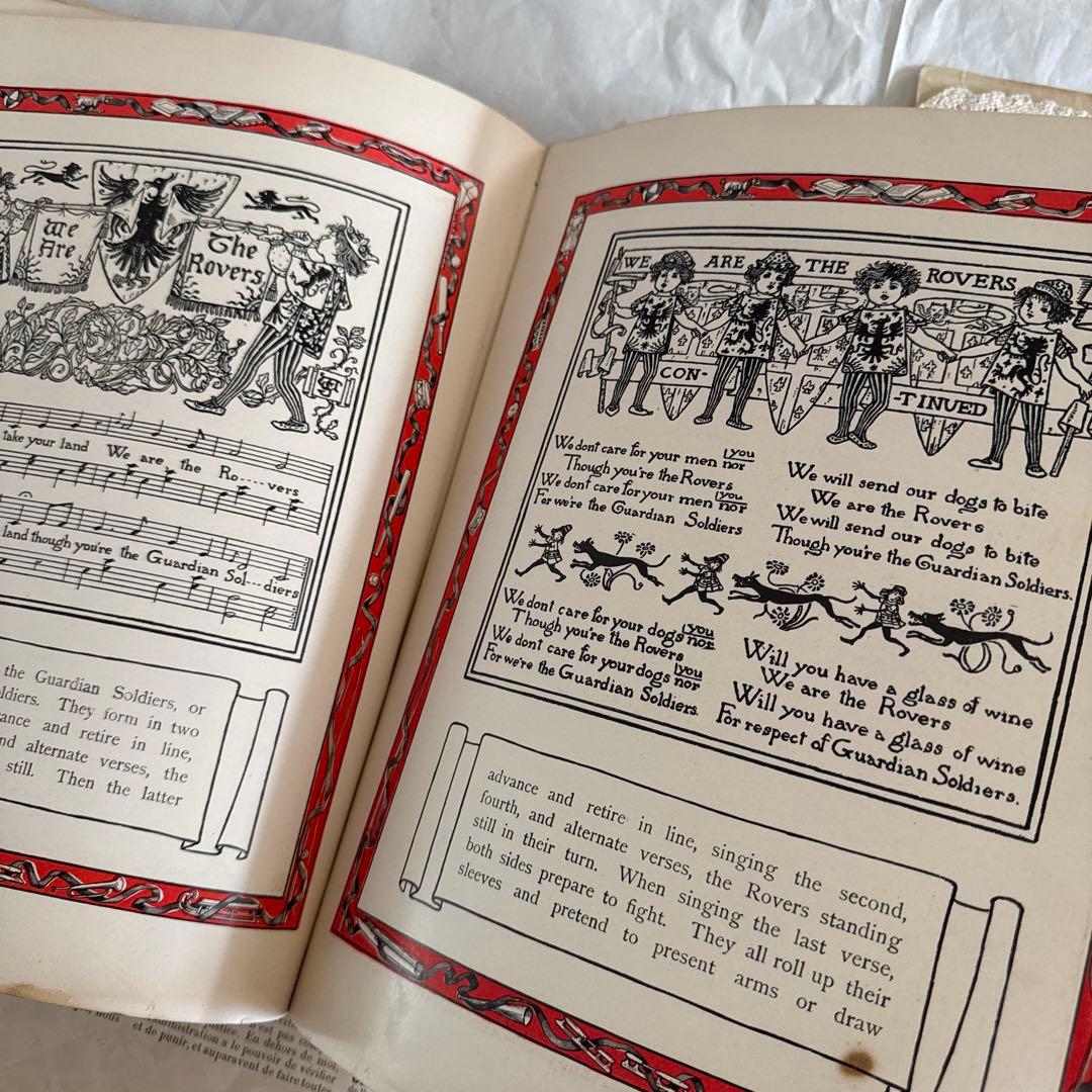 難有★稀少アンティーク美しい挿絵のヴィクトリアン絵本　洋書ジャンクジャーナル古書