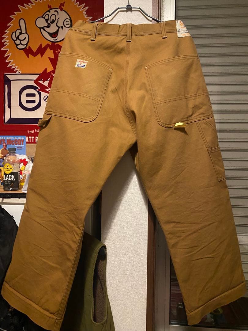 SUGAR CANE ワークパンツ 38x32 ブラウンダック